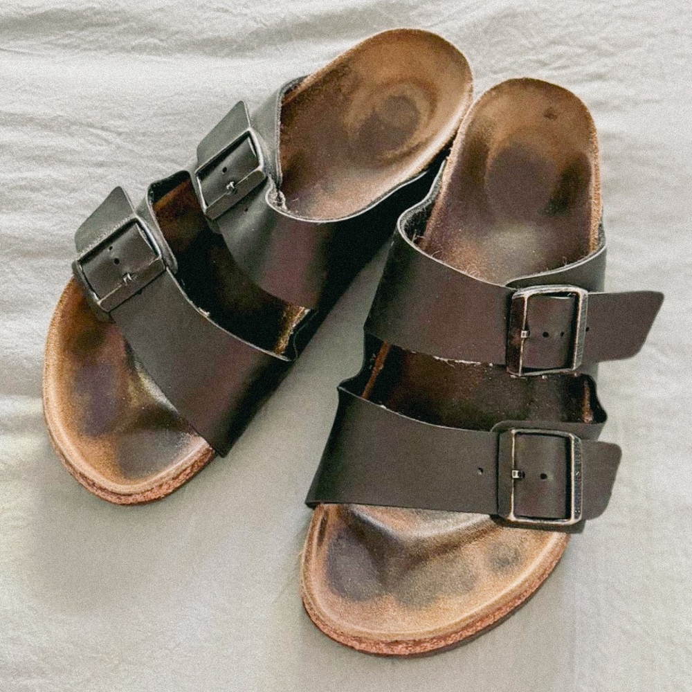 Arizona Birkenstocks Black